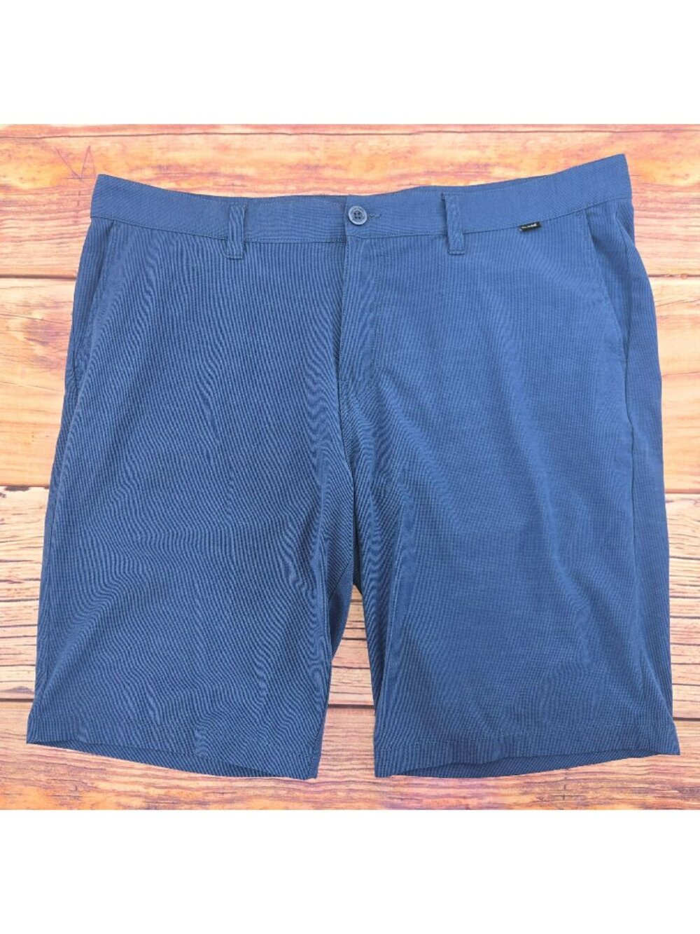 TravisMathew Mens Navy Stretch Shorts Size 40 With Flat Front & Pockets